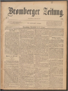 Bromberger Zeitung, 1889, nr 4