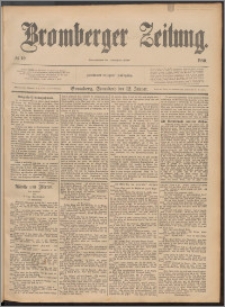 Bromberger Zeitung, 1889, nr 10