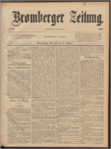 Bromberger Zeitung, 1889, nr 49
