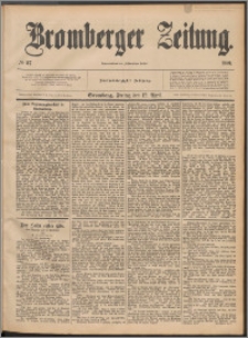 Bromberger Zeitung, 1889, nr 87