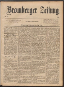 Bromberger Zeitung, 1889, nr 96