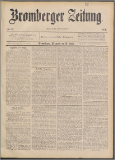 Bromberger Zeitung, 1891, nr 87