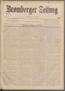 Bromberger Zeitung, 1891, nr 91