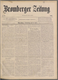 Bromberger Zeitung, 1891, nr 93