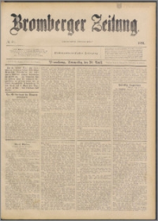 Bromberger Zeitung, 1891, nr 99