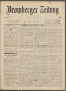 Bromberger Zeitung, 1891, nr 187