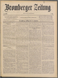 Bromberger Zeitung, 1891, nr 218