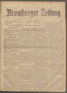 Bromberger Zeitung, 1892, nr 89