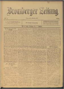Bromberger Zeitung, 1894, nr 5