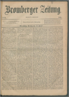 Bromberger Zeitung, 1895, nr 11