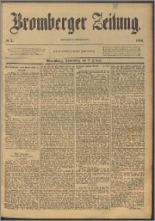 Bromberger Zeitung, 1896, nr 7