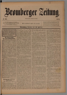 Bromberger Zeitung, 1898, nr 43