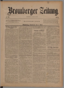 Bromberger Zeitung, 1898, nr 78