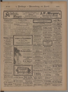Bromberger Zeitung, 1899, nr 89
