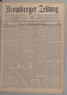 Bromberger Zeitung, 1905, nr 87