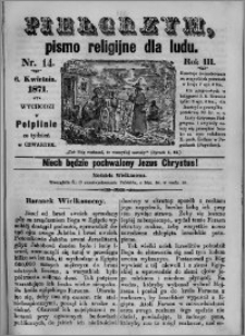 Pielgrzym, pismo religijne dla ludu 1871 nr 14