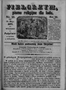 Pielgrzym, pismo religijne dla ludu 1871 nr 20