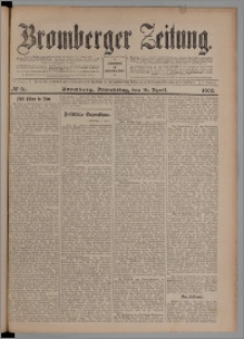 Bromberger Zeitung, 1908, nr 91