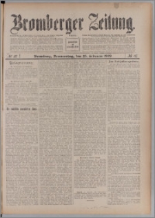 Bromberger Zeitung, 1909, nr 47