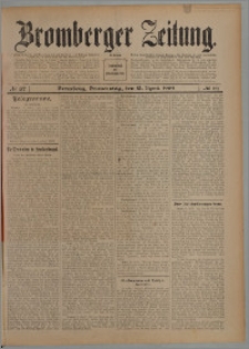 Bromberger Zeitung, 1909, nr 87