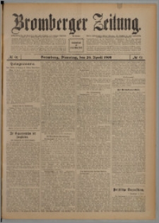 Bromberger Zeitung, 1909, nr 91