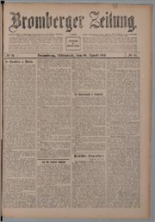 Bromberger Zeitung, 1911, nr 91