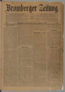 Bromberger Zeitung, 1912, nr 1