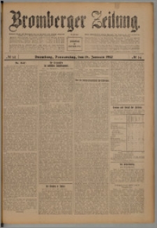 Bromberger Zeitung, 1912, nr 14