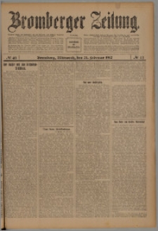 Bromberger Zeitung, 1912, nr 43