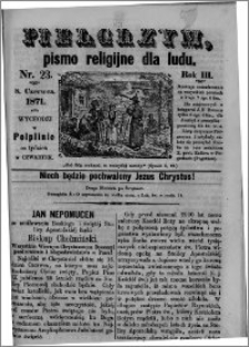 Pielgrzym, pismo religijne dla ludu 1871 nr 23