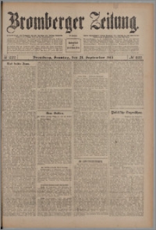 Bromberger Zeitung, 1913, nr 222