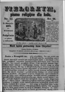 Pielgrzym, pismo religijne dla ludu 1871 nr 32
