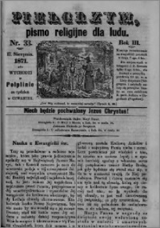 Pielgrzym, pismo religijne dla ludu 1871 nr 33