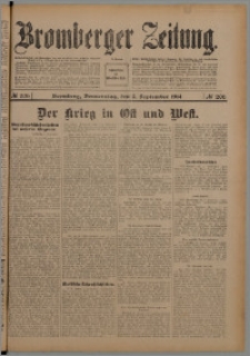 Bromberger Zeitung, 1914, nr 206
