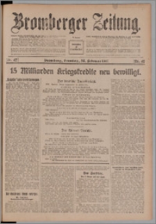 Bromberger Zeitung, 1917, nr 47