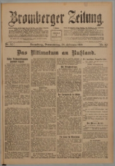 Bromberger Zeitung, 1918, nr 50