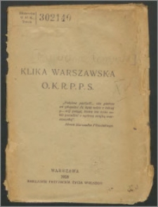 Klika warszawska O. K. R. P. P. S