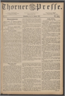 Thorner Presse 1885, Jg. III, Nro. 8 + Beilagenwerbung