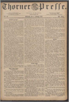 Thorner Presse 1885, Jg. III, Nro. 29