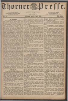 Thorner Presse 1885, Jg. III, Nro. 87