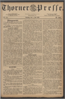 Thorner Presse 1885, Jg. III, Nro. 154