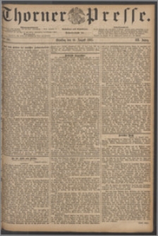 Thorner Presse 1885, Jg. III, Nro. 191