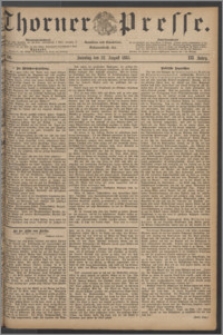 Thorner Presse 1885, Jg. III, Nro. 196