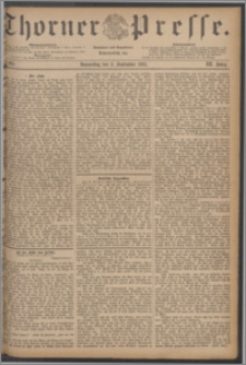 Thorner Presse 1885, Jg. III, Nro. 205