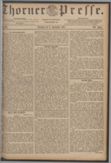 Thorner Presse 1885, Jg. III, Nro. 209