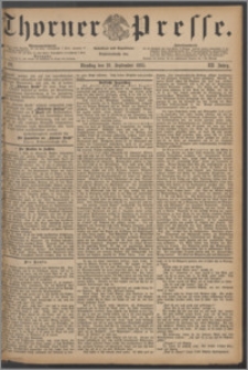 Thorner Presse 1885, Jg. III, Nro. 221