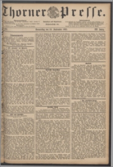 Thorner Presse 1885, Jg. III, Nro. 223