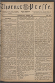 Thorner Presse 1885, Jg. III, Nro. 225