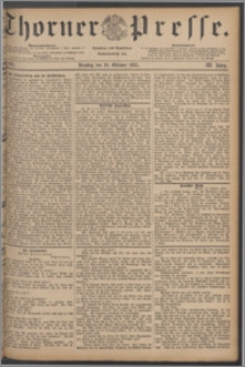 Thorner Presse 1885, Jg. III, Nro. 245 + Beilage
