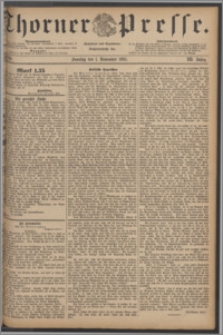 Thorner Presse 1885, Jg. III, Nro. 255